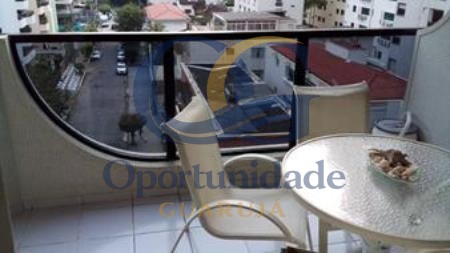 Apartamento na Praia das Pitangueiras, Guarujá - SP