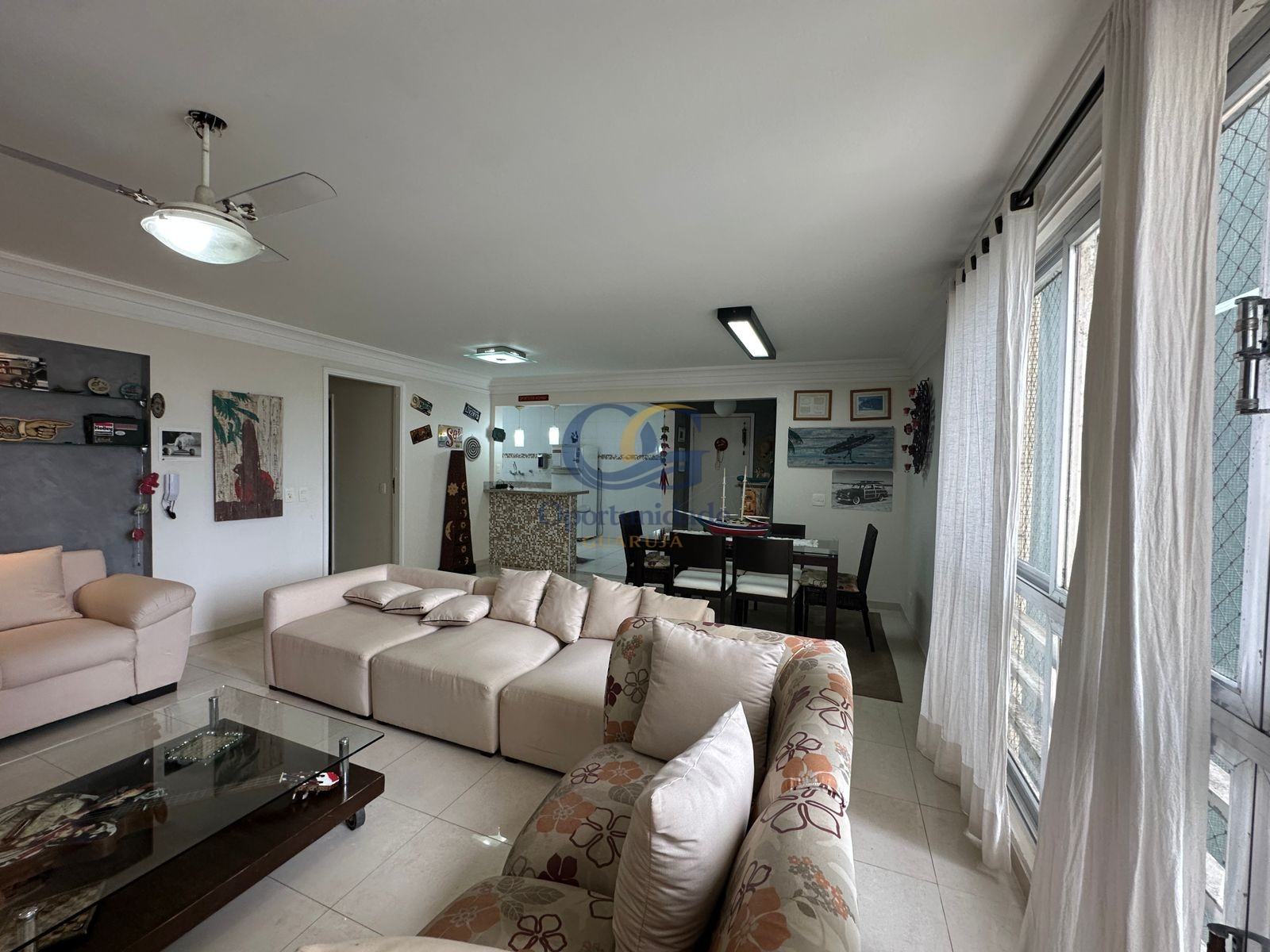 Apartamento Frente ao Mar, Pitangueiras, Guarujá - SP